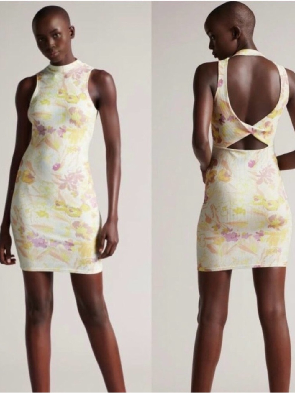 Ted Baker Effi Cutout Twist Back Bodycon Dress